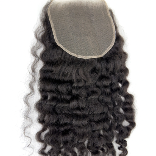 BURMESE CURLY SWISS LACE CLOSURE.