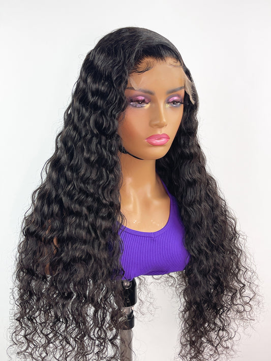 LUNA-Unit Virgin Hair Closure Wig