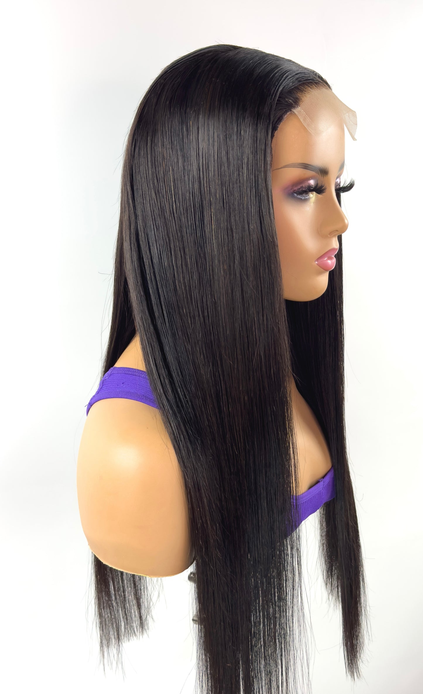 STRAIGHT UNIT VIRGIN HAIR 4X4 CLOSURE WIG.