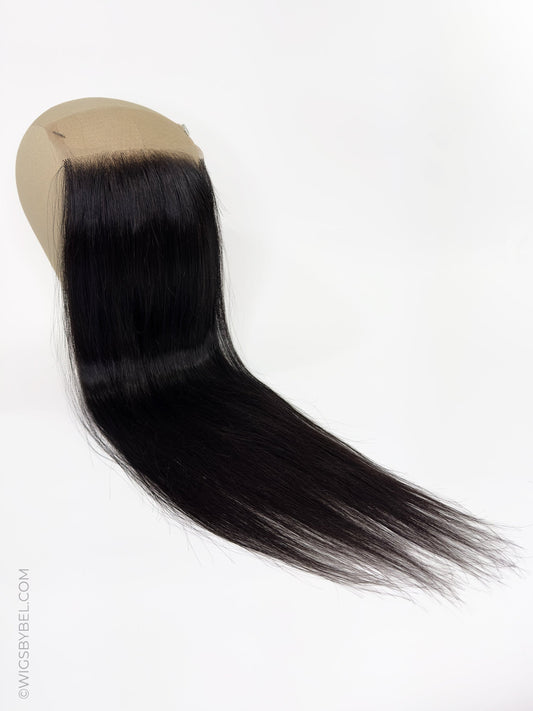 Raw Indian-straight HD closure 5X5